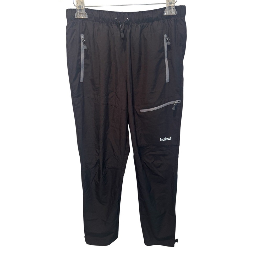 Baleaf Womens Black Hiking Pants Water Resistant UPF 50+ Large NEW Outdoors